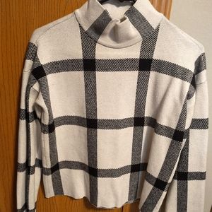 Plaid Turtleneck